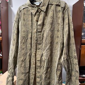 Studio Earthy Patterned Cotton Shirt
